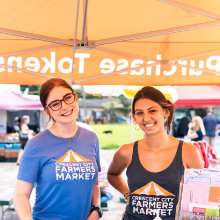 Volunteers at the Market smiling