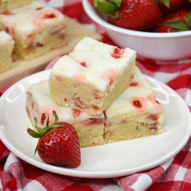 Strawberry Lemon Bars